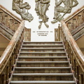 Amazing marble staircase at Delft